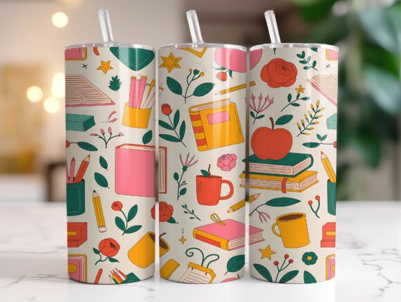 Cute Teacher Tumbler Wrap Sublimation Graphics Review