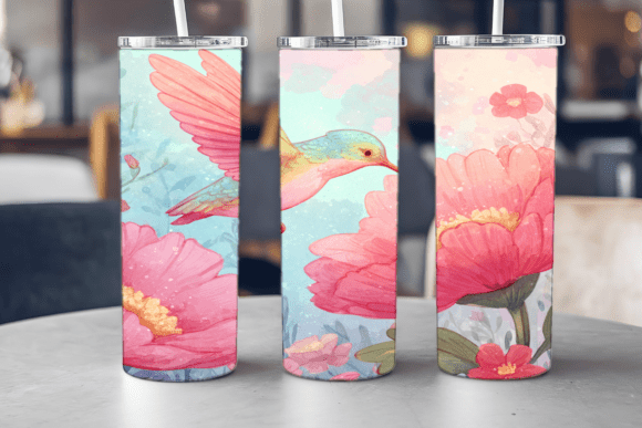 Hummingbird Blossom Tumbler: Graphics & Wraps