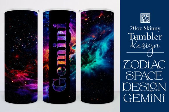 Review: Gemini Zodiac Space Tumbler Design 1