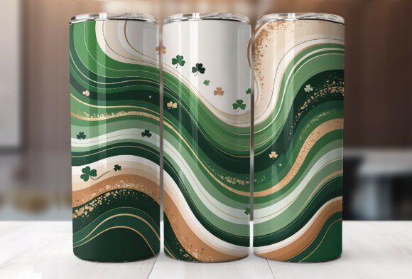 St Patrick's Day Green Shamrock Tumbler Graphics Review