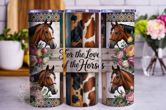 Teal Western Horse Tumbler Wrap Review
